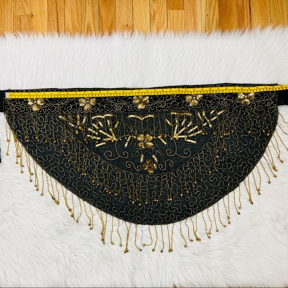 Vintage Beaded/Sequin Belly Dance Skirt - Picture 8 of 16